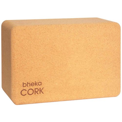 bheka Cork Yoga Block Plain