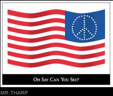 Free Peace Poster Flag