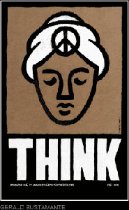 Free Peace Poster Think