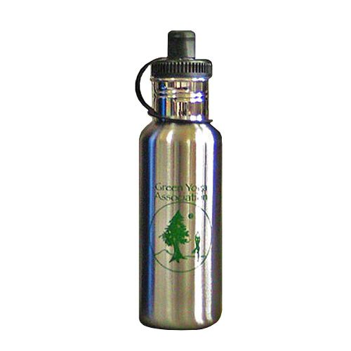 Green Yoga Association Stainless Steel Water Bottles 20 oz.